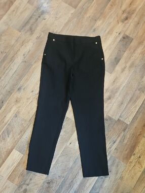 👖Anne Klein Women's Black Straight Leg Pants